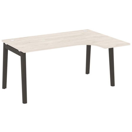 Onix Wood Стол эргономичный правый OW.SA-4 (R) Денвер Светлый/Дуб Темный/Металл Антрацит 1580*1180*750 (800/460)