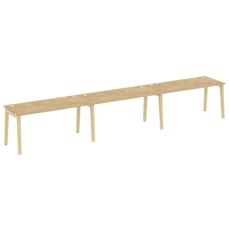 Onix Wood Рабочая станция OW.RS-3.4.8 Тиквуд Светлый/Дуб Светлый/Металл Белый 4740*800*750 Onix Wood Рабочая станция OW.RS-3.4.8 Тиквуд Светлый/Дуб Светлый/Металл Белый 4740*800*750