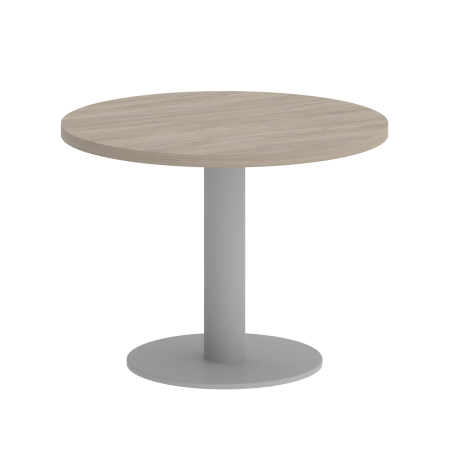 Home Office Стол журнальный круглый VR.SP-5-60.1G Дуб Аттик/Металл Серый 600*600*453 Home Office Стол журнальный круглый VR.SP-5-60.1G Дуб Аттик/Металл Серый 600*600*453