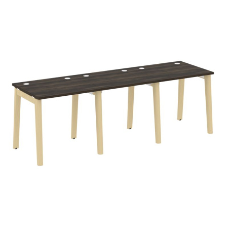 Onix Wood Рабочая станция OW.RS-3.0.7 Дуб Мали/Дуб Светлый/Металл Белый 2340*720*750 Onix Wood Рабочая станция OW.RS-3.0.7 Дуб Мали/Дуб Светлый/Металл Белый 2340*720*750
