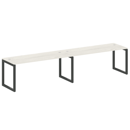 Metal System Quattro Рабочая станция на 2 места на О-образном м/к 50БО.СМ-2.5 Дуб Наварра/Металл Антрацит 3600*720*750 Metal System Quattro Рабочая станция на 2 места на О-образном м/к 50БО.СМ-2.5 Дуб Наварра/Металл Антрацит 3600*720*750