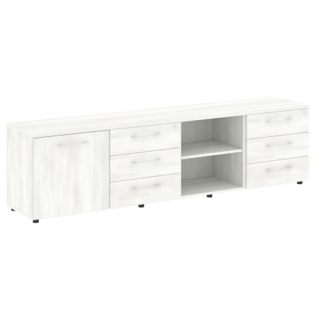 Yalta Тумба стационарная LT.TS-4.1 (L)  2200*450*580 Снежная Патина Yalta Тумба стационарная LT.TS-4.1 (L)  2200*450*580 Снежная Патина