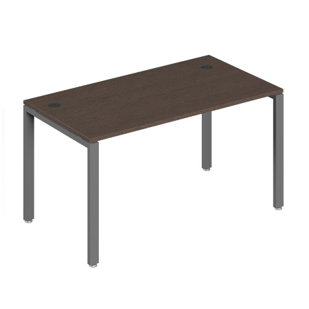 Trend Metal TDM32230115 Стол письменный на металлоопорах 1400x600x750 тёмный дуб