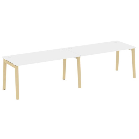 Onix Wood Рабочая станция OW.RS-2.4.8 Белый Бриллиант/Дуб Светлый/Металл Белый 3160*800*750 Onix Wood Рабочая станция OW.RS-2.4.8 Белый Бриллиант/Дуб Светлый/Металл Белый 3160*800*750