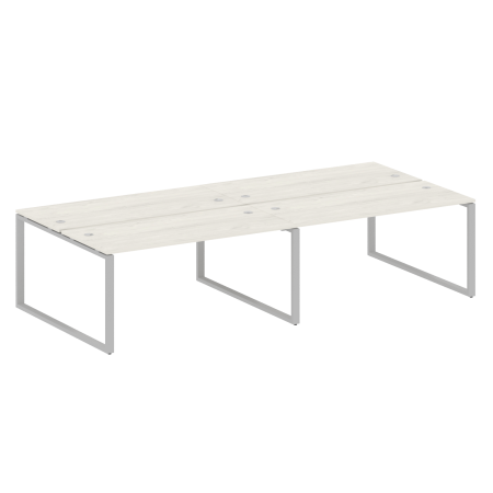 Metal System Рабочая станция на 4 места на О-образном м/к БО.СМ-4.4 Дуб Наварра/Металл Серый 3200*1475*750 Metal System Рабочая станция на 4 места на О-образном м/к БО.СМ-4.4 Дуб Наварра/Металл Серый 3200*1475*750