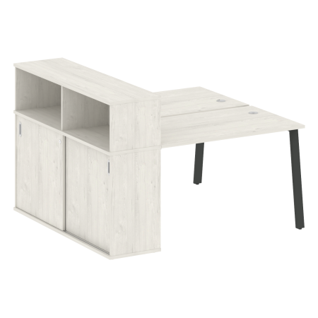 Metal System Рабочая станция с шкафом-купе на А-образном м/к БА.РС-СШК-2.2 Т Дуб Наварра/Металл Антрацит 1610*1475*1098 Metal System Рабочая станция с шкафом-купе на А-образном м/к БА.РС-СШК-2.2 Т Дуб Наварра/Металл Антрацит 1610*1475*1098