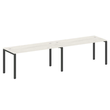 Metal System Рабочая станция на 2 места на П-образном м/к БП.СМ-2.4 Дуб Наварра/Металл Антрацит 3200*720*750 Metal System Рабочая станция на 2 места на П-образном м/к БП.СМ-2.4 Дуб Наварра/Металл Антрацит 3200*720*750