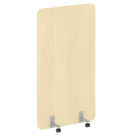 R-line Перегородка на металлических опорах, на роликах DP.R-100-180 Клен/Металл Серый 1000*18*1800 R-line Перегородка на металлических опорах, на роликах DP.R-100-180 Клен/Металл Серый 1000*18*1800