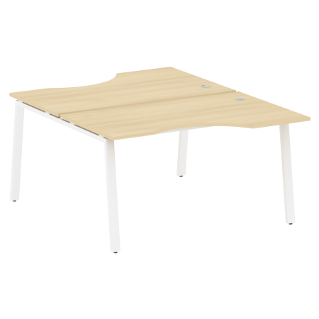 Metal System Рабочая станция криволинейная на А-образном м/к БА.РАС-СА-2.2 Акация Лорка/Металл Белый 1400*1835*750 Metal System Рабочая станция криволинейная на А-образном м/к БА.РАС-СА-2.2 Акация Лорка/Металл Белый 1400*1835*750