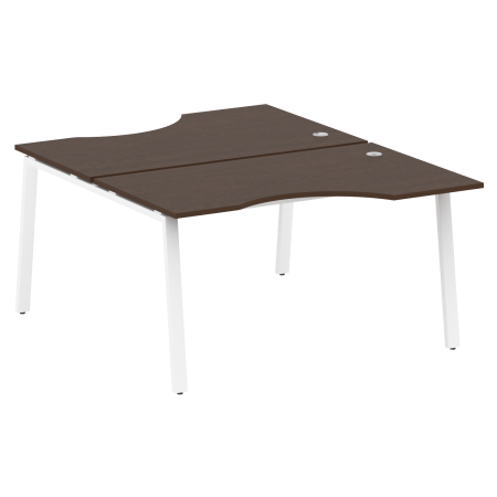 Metal System Рабочая станция криволинейная на А-образном м/к БА.РАС-СА-2.2 Венге Цаво/Металл Белый 1400*1835*750 Metal System Рабочая станция криволинейная на А-образном м/к БА.РАС-СА-2.2 Венге Цаво/Металл Белый 1400*1835*750