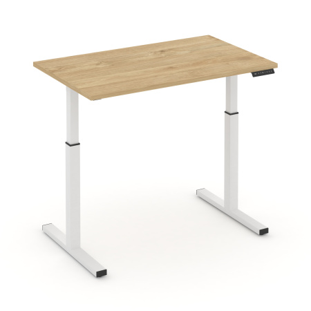 Move up Стол электроподъемный MV.SE-2.7 Тиквуд Светлый/Металл Белый 1180*720*720-1190