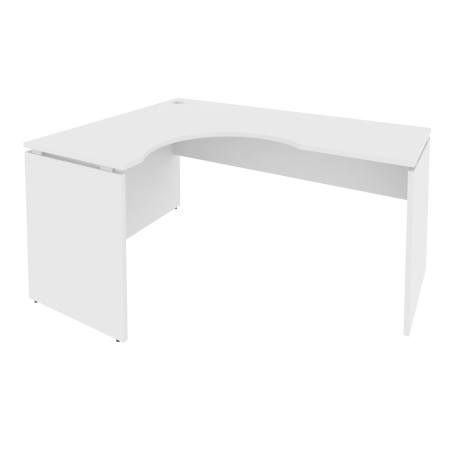 Style Стол криволинейный левый Л.СА-4 (L) Белый 1580*1200*750