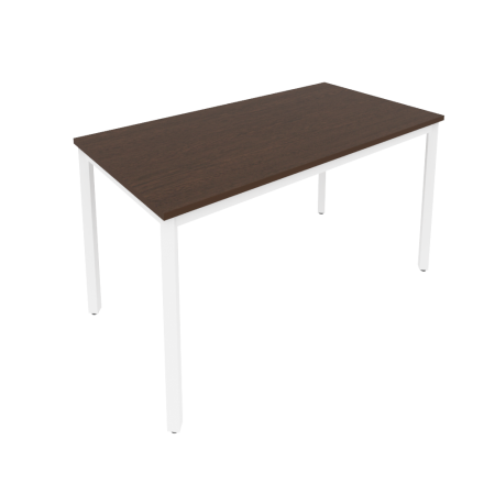Slim Стол письменный на металлокаркасе С.СП-5 Венге Цаво/Металл Белый 1380*720*750 Slim Стол письменный на металлокаркасе С.СП-5 Венге Цаво/Металл Белый 1380*720*750