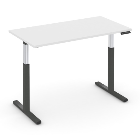 Move up Стол электроподъемный MV.SE-3.7 Белый Бриллиант/Металл Антрацит 1380*720*720-1190