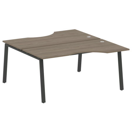 Metal System Рабочая станция криволинейная на А-образном м/к БА.РАС-СА-2.1 Вяз Благородный/Металл Антрацит 1600*1835*750 Metal System Рабочая станция криволинейная на А-образном м/к БА.РАС-СА-2.1 Вяз Благородный/Металл Антрацит 1600*1835*750