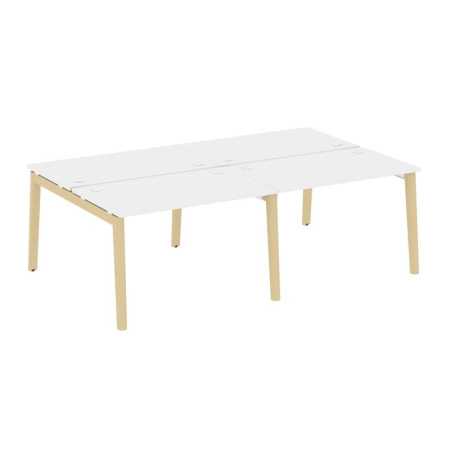 Onix Wood Рабочая станция OW.D.RS-4.2.7 Белый Бриллиант/Дуб Светлый/Металл Белый 2360*1475*750 Onix Wood Рабочая станция OW.D.RS-4.2.7 Белый Бриллиант/Дуб Светлый/Металл Белый 2360*1475*750