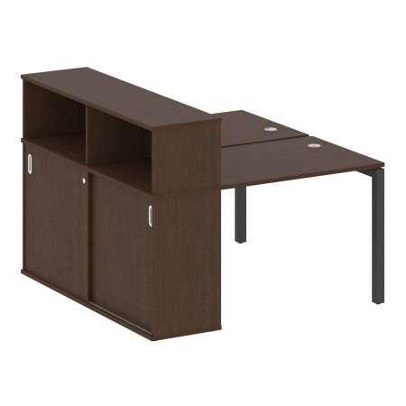 Metal System Quattro Рабочая станция с шкафом-купе на П-образном м/к 50БП.РС-СШК-2.1 Т Венге Цаво/Металл Антрацит 1410*1475*1098 Metal System Quattro Рабочая станция с шкафом-купе на П-образном м/к 50БП.РС-СШК-2.1 Т Венге Цаво/Металл Антрацит 1410*1475*1098