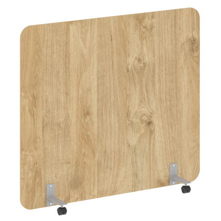 R-line Перегородка на металлических опорах, на роликах DP.R-160-140 Тиквуд Светлый/Металл Серый 1600*18*1400 R-line Перегородка на металлических опорах, на роликах DP.R-160-140 Тиквуд Светлый/Металл Серый 1600*18*1400