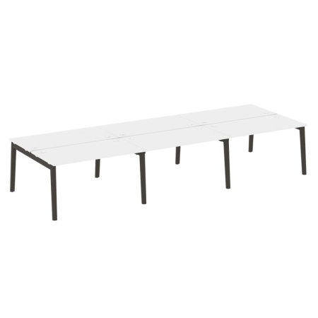 Onix Wood Рабочая станция OW.D.RS-6.3.7 Белый Бриллиант/Дуб Темный/Металл Антрацит 4140*1475*750 Onix Wood Рабочая станция OW.D.RS-6.3.7 Белый Бриллиант/Дуб Темный/Металл Антрацит 4140*1475*750