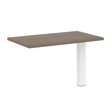 Yalta Брифинг-приставка LT.BR-2 Вяз Благородный/Металл Белый 1200*700*750 Yalta Брифинг-приставка LT.BR-2 Вяз Благородный/Металл Белый 1200*700*750