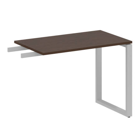 Metal System Приставной элемент на О-образном м/к БО.ПР-3 Венге Цаво/Металл Серый 1000*600*750 Metal System Приставной элемент на О-образном м/к БО.ПР-3 Венге Цаво/Металл Серый 1000*600*750