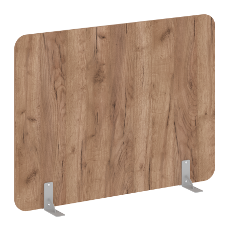 R-line Перегородки на металлических опорах на фетровых подпятниках DP.F-160-120 Дуб Табак/Металл Серый 1600*18*1200 R-line Перегородки на металлических опорах на фетровых подпятниках DP.F-160-120 Дуб Табак/Металл Серый 1600*18*1200