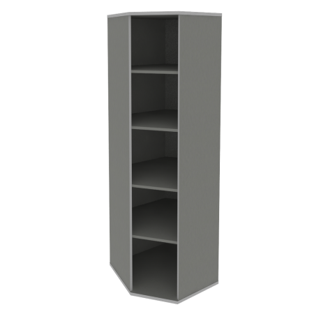 Riva Шкаф уголовой с дверью А.СТ-1.10 Клен Металлик NEW 600*600*1975