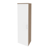 Onix Гардероб узкий (левое исполнение) O.GB-1 (L) Дуб Аризона/Белый Бриллиант 560*420*1977