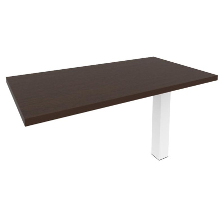 First Брифинг-приставка KB-5 Венге Цаво/Металл Белый 1300*700*765 First Брифинг-приставка KB-5 Венге Цаво/Металл Белый 1300*700*765