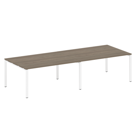 Metal System Переговорный стол (2 столешницы) на П-образном м/к БП.ПРГ-2.4 Вяз Благородный/Металл Белый 3200*1235*750 Metal System Переговорный стол (2 столешницы) на П-образном м/к БП.ПРГ-2.4 Вяз Благородный/Металл Белый 3200*1235*750