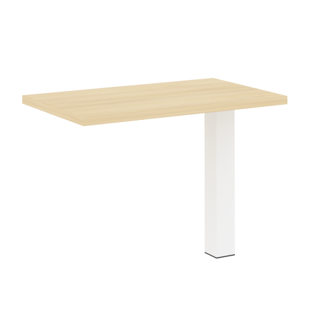 Yalta Брифинг-приставка LT.BR-3 Акация Лорка/Металл Белый 1000*600*750 Yalta Брифинг-приставка LT.BR-3 Акация Лорка/Металл Белый 1000*600*750