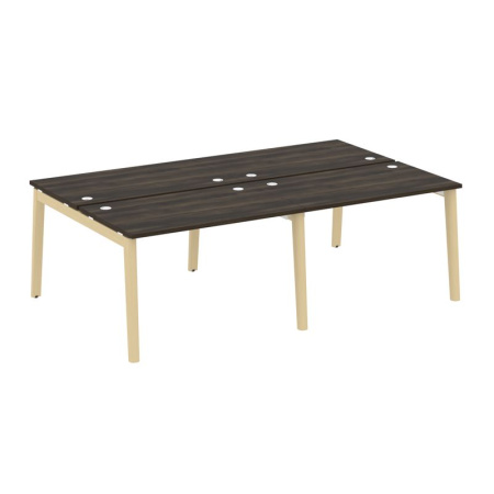 Onix Wood Рабочая станция OW.D.RS-4.2.7 Дуб Мали/Дуб Светлый/Металл Белый 2360*1475*750 Onix Wood Рабочая станция OW.D.RS-4.2.7 Дуб Мали/Дуб Светлый/Металл Белый 2360*1475*750