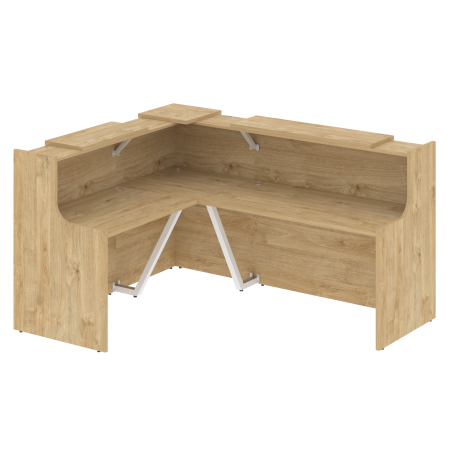 Onix Ресепшн O.R-K-28 Тиквуд Светлый 2168*1768*1187 Onix Ресепшн O.R-K-28 Тиквуд Светлый 2168*1768*1187