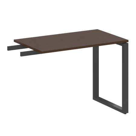 Metal System Приставной элемент на О-образном м/к БО.ПР-3 Венге Цаво/Металл Антрацит 1000*600*750 Metal System Приставной элемент на О-образном м/к БО.ПР-3 Венге Цаво/Металл Антрацит 1000*600*750