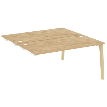 Onix Wood Стол-приставка двойной OW.D.SPR-4.8 Тиквуд Светлый/Дуб Светлый/Металл Белый 1580*1635*750 Onix Wood Стол-приставка двойной OW.D.SPR-4.8 Тиквуд Светлый/Дуб Светлый/Металл Белый 1580*1635*750