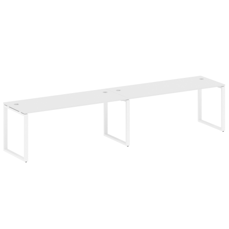 Metal System Рабочая станция на 2 места на О-образном м/к БО.СМ-2.5 Белый/Металл Белый 3600*720*750 Metal System Рабочая станция на 2 места на О-образном м/к БО.СМ-2.5 Белый/Металл Белый 3600*720*750