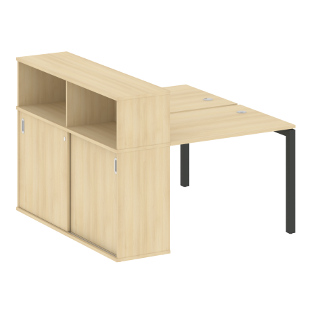 Metal System Quattro Рабочая станция с шкафом-купе на П-образном м/к 50БП.РС-СШК-2.1 Т Акация Лорка/Металл Антрацит 1410*1475*1098 Metal System Quattro Рабочая станция с шкафом-купе на П-образном м/к 50БП.РС-СШК-2.1 Т Акация Лорка/Металл Антрацит 1410*1475*1098