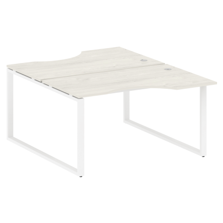 Metal System Рабочая станция криволинейная на О-образном м/к БО.РАС-СА-2.2 Дуб Наварра/Металл Белый 1400*1835*750 Metal System Рабочая станция криволинейная на О-образном м/к БО.РАС-СА-2.2 Дуб Наварра/Металл Белый 1400*1835*750