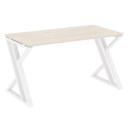 Loft Стол рабочий VR.L-SRZ-3.7 Денвер Светлый/Металл Белый 1380*720*750