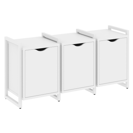 Loft Тумба на регулируемых опорах VR.L-TN-5.O Белый Бриллиант/Металл Белый 1440*460*719 Loft Тумба на регулируемых опорах VR.L-TN-5.O Белый Бриллиант/Металл Белый 1440*460*719