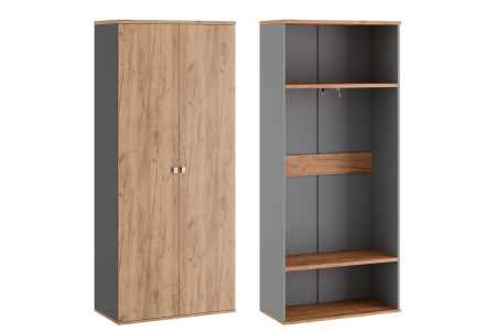 Tess TES38150224 Гардероб 900x450x2070 дуб крафт золотой