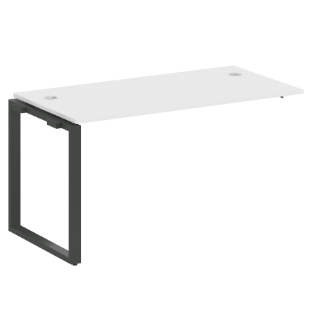 Metal System Проходной элемент рабочей станции на О-образном м/к БО.ПРС-СП-1.3 Белый/Металл Антрацит 1400*720*750 Metal System Проходной элемент рабочей станции на О-образном м/к БО.ПРС-СП-1.3 Белый/Металл Антрацит 1400*720*750