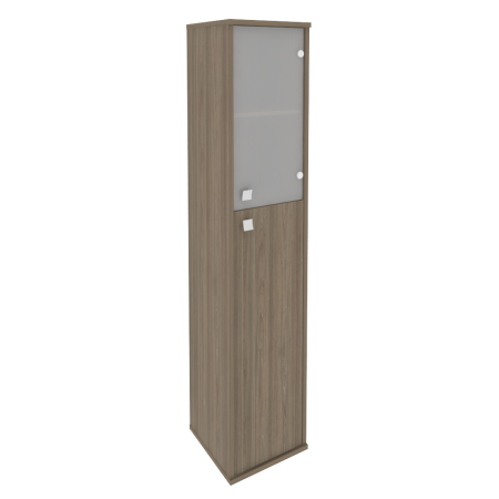 Style Шкаф высокий узкий правый Л.СУ-1.7 (R) Вяз Благородный 412*410*1980