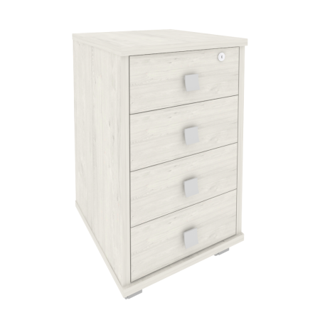 Style Тумба подкатная 4 ящ. с фолдингом Л.ТМ-4F Дуб Наварра 420*450*714 Style Тумба подкатная 4 ящ. с фолдингом Л.ТМ-4F Дуб Наварра 420*450*714