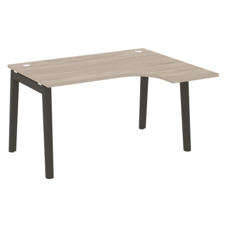Onix Wood Стол эргономичный правый OW.SA-3 (R) Дуб Аттик/Дуб Темный/Металл Антрацит 1380*1180*750 (800/460)