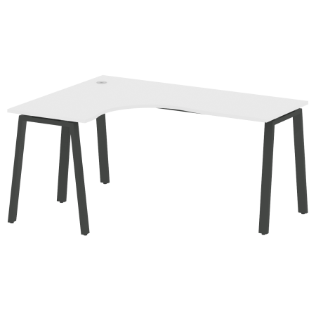 Metal System Стол криволинейный левый на А-образном м/к БА.СА-4 (L) Белый/Металл Антрацит 1600*1200*750 Metal System Стол криволинейный левый на А-образном м/к БА.СА-4 (L) Белый/Металл Антрацит 1600*1200*750