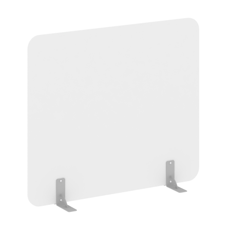 R-line Перегородки на металлических опорах на фетровых подпятниках DP.F-140-120 Белый Бриллиант/Металл Серый 1400*18*1200 R-line Перегородки на металлических опорах на фетровых подпятниках DP.F-140-120 Белый Бриллиант/Металл Серый 1400*18*1200