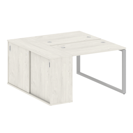 Metal System Рабочая станция с шкафом-купе на О-образном м/к БО.РС-СШК-1.1 Т Дуб Наварра/Металл Серый 1410*1475*750 Metal System Рабочая станция с шкафом-купе на О-образном м/к БО.РС-СШК-1.1 Т Дуб Наварра/Металл Серый 1410*1475*750