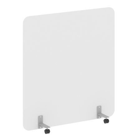 R-line Перегородка на металлических опорах, на роликах DP.R-140-150 Белый/Металл Серый 1400*18*1500 R-line Перегородка на металлических опорах, на роликах DP.R-140-150 Белый/Металл Серый 1400*18*1500