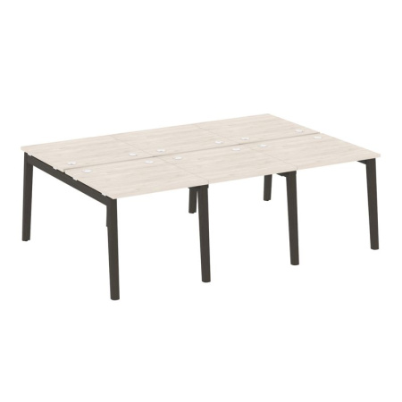 Onix Wood Рабочая станция OW.D.RS-6.0.8 Денвер Светлый/Дуб Темный/Металл Антрацит 2340*1635*750 Onix Wood Рабочая станция OW.D.RS-6.0.8 Денвер Светлый/Дуб Темный/Металл Антрацит 2340*1635*750